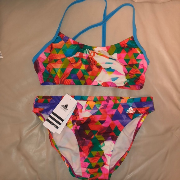 adidas bathing suit 2 piece